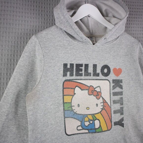 Hello Kitty Grey Hoodie Womens XL - Picture 3 of 8